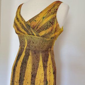 Short cocktail Dress bridesmaid party summer beach silk chiffon tropical resort